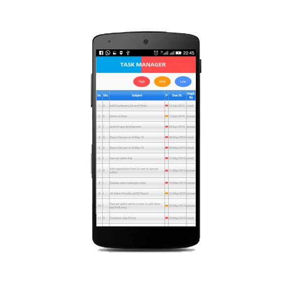 Task Management Software Android App Image
